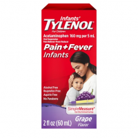 Acetaminofén Infantil (de 0 a 3 años) 160 mg/5 ml Suspensión Oral Sabor Uva - 2 fl oz (59 ml)