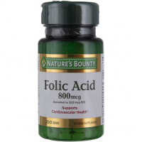 Ácido Fólico 800 mcg, 250 Tabletas