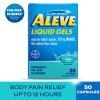 Aleve Alivio del Dolor y la Inflamación, 220 mg, 50 Tabletas