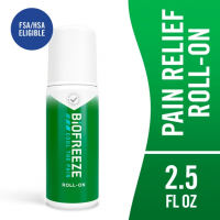 Biofreeze Roll-On para Alivio del Dolor de Espalda, Rodillas, Músculos y Articulaciones, 5% Mentol, 2.5 oz