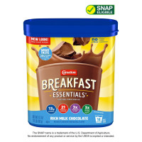 Chocolate en Polvo para Desayuno con Proteínas, Vitaminas y Minerales - 17.7 oz