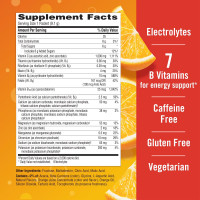 Vitamina C 1000 mg en Polvo Efervescente Sabor Naranja para el Sistema Inmunológico - 30 Sobres
