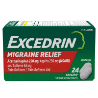 Excedrin – Alivio del Dolor de Migraña en Tabletas, 24 Unidades