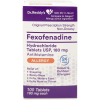 Fexofenadina, 100 tabletas (180 mg)