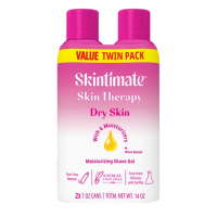 Gel de Afeitar Hidratante para Piel Seca con Vitamina E y Lanolina - Paquete de 2 Envases de 7 oz