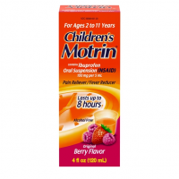 Ibuprofeno Infantil 100 mg/5 ml Suspensión Oral Sabor Frutos del Bosque - 4 fl oz (118 ml)
