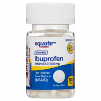 Ibuprofeno 200 mg Tabletas Sin Colorantes - 100 Unidades