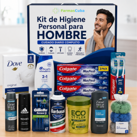 Kit de Higiene Personal para Hombre – Cuidado Diario Completo