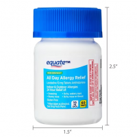 Loratadina 10 mg Alivio de Alergias 24 Horas - 60 Tabletas