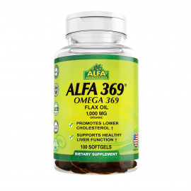  Suplemento Vitamínico Alfa Vitamins Omega 3-6-9 1000 Mg, 100 Cápsulas