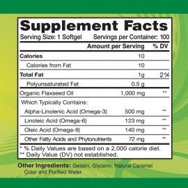  Suplemento Vitamínico Alfa Vitamins Omega 3-6-9 1000 Mg, 100 Cápsulas
