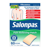 Parches Analgésicos de 8 Horas para Alivio de Dolores Musculares y Articulares - 60 Unidades