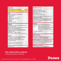 Tylenol Arthritis Alivio del Dolor para Artritis, 650 mg, 100 Capletas de Liberación Prolongada