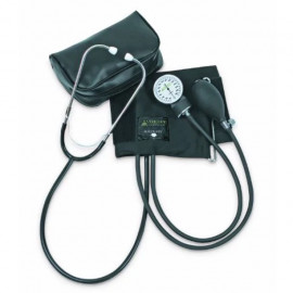 Kit de medición de la presión arterial. Self-Taking Home Blood Pressure Kit with Attached Stethoscope
