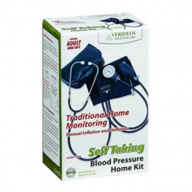 Kit de medición de la presión arterial. Self-Taking Home Blood Pressure Kit with Attached Stethoscope