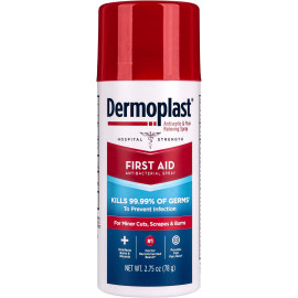 Dermoplast Spray de primeros auxilios, analgésico y antiséptico para cortes menores, rasguños y quemaduras