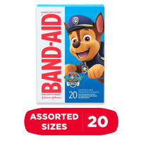 Vendas Adhesivas (curitas) Band-Aid Bandages for Kids, Nickelodeon Paw Patrol, Assorted, 20 Unidades