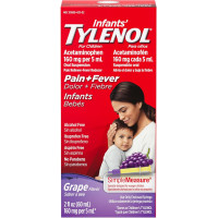 Tylenol para bebés, reductor de fiebre, suspensión oral.