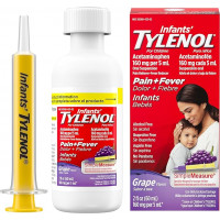 Tylenol para bebés, reductor de fiebre, suspensión oral.