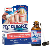 Antihongos para las uñas ProClearz Fungal Shield Maximum Strength Brush-On Antifungal Liquid, 1 oz