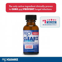 Antihongos para las uñas ProClearz Fungal Shield Maximum Strength Brush-On Antifungal Liquid, 1 oz